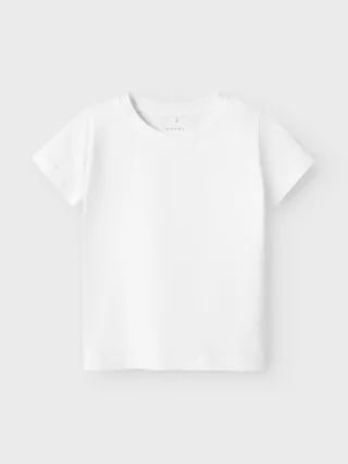 NAME IT - NMFVIBBI SS TOP NOOS bright white - Gr. - 104