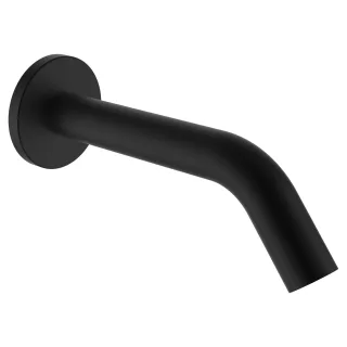 LAUFEN Wanneneinlauf Kartell LAUFEN Festauslauf Ausladung 175mm PVD Titanschwarz matt H3713300810601