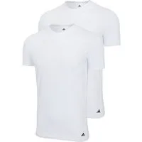 adidas Sportswear T-Shirt Active Flex Cotton (2er Pack) Lockere Passform, Rundhals-Ausschnitt, Kurzarm