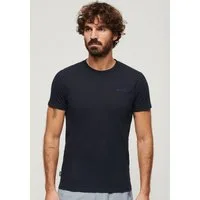 Superdry Rundhalsshirt Vintage Logo Emb Te schmale Passform, aus Baumwolle und Single Jersey, mit Stickerei