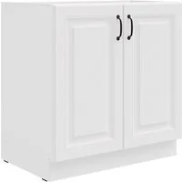 Küchen-Preisbombe Unterschrank 80 cm Küche Stilo Weiß Küchenzeile Küchenblock Einbauküche Landhaus