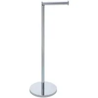 WENKO Toilettenpapierhalter, 2 in 1, mit Ersatzrollenhalter, Höhe: 55 cm