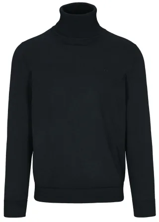 BASEFIELD - Rollkragen Pullover night blue - Gr. - 3XL