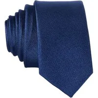 DonDon Krawatte schmale Krawatte 5 cm unifarben (Packung, 1-St., 1x Krawatte) matt, glänzend, gestreift, Seidenlook