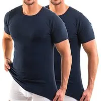 HERMKO Unterziehshirt 3840 (Pack, 2er) Bio Baumwolle kurzarm Basic Feinripp hergestellt in EU