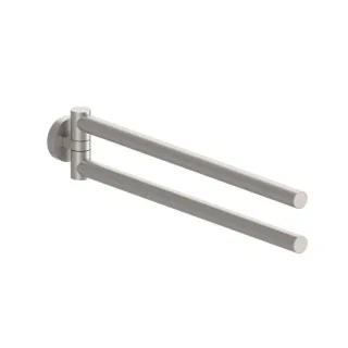 Herzbach Living Handtuchhalter 36.818500.1.14 zweiteilig, 340mm, Wandmontage, Edelstahlfinish