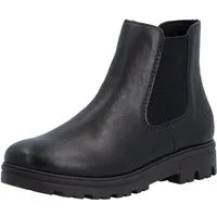 Rieker Chelseaboots Blockabsatz, Stiefelette mit praktischem Innenreißvreschluss