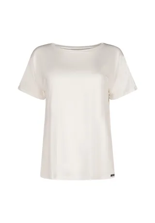 SKINY - Skiny Damen Shirt kurzarm Night In Mix & Match ivory - Gr. - 42
