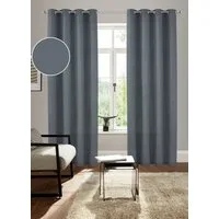 Bruno Banani Vorhang Lagan (2 St), Ösen, blickdicht, Polyester, 2-er Set, gewebt, Microfaser, versch. Größen, einfarbig, Bestseller