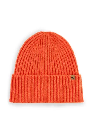 camel active - Strickmütze mit Logo pumpkin - Gr. - OS