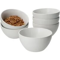 MamboCat Müslischale 6er Set Müslischalen 14x7,5cm White Biata Steingut - 24304278
