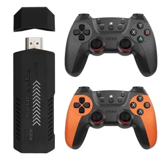 [256G] X2 Pro 2.4G TV Game Stick 4K HD Retro Video Game Console Built-in 60K Games Dual 2.4G Wireless Controllers for Ho