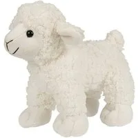 Uni-Toys Kuscheltier Lamm - versch. Fellfarben - 19 cm (Länge) - Plüsch-Schaf - Plüschtier, zu 100 % recyceltes Füllmaterial