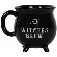 Horror-Shop Tasse Schwarzer Hexenkessel ",Witches Brew", K, Keramik