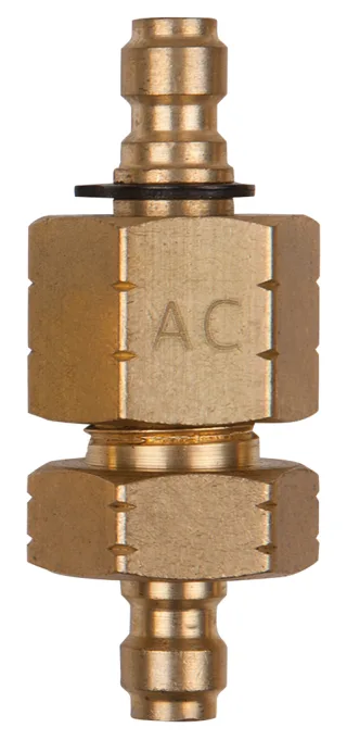 KS Tools Doppel-Adapterstück M14x1,25 Innen- und Außengewinde und 1/4" Schlauchanschluss - 150.2653
