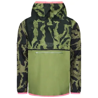 Puma x First Mile – Schwarz/Grüne gewebte 2-Zoll-Jacke für Herren