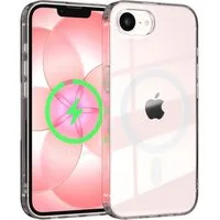 EAZY CASE Handyhülle Transparente Hülle mit MagSafe für iPhone 17e 6,1 Zoll, Back Cover, Bumper Case, Handy Schutzhülle Kameraschutz, Durchsichtig