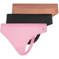 adidas Sportswear Tanga Sport Active Light Flex-Packaged Panties (3er Pack) elastischer Bund, Multipack, Single Jersey-Qualität, bequem