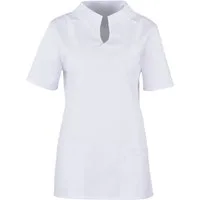 BEB Schlupfbluse beb MEDIZIN/PFLEGE Damen KASACK Kurzarm Polyestermix Weiß