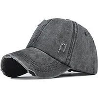 Zaewry Baseball Cap Pferdeschwanz Baseballkappe Damen Sommer Einstellbare Schnell trocknende Atmungsaktiv Baseballmütze Unisex Criss Cross Hüte