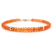 Sogni d'oro Armband mit Mandarin Granat, Gelbgold 375