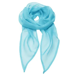 Premier Damen Chiffon-Schal / Chiffon-Halstuch (Türkis)