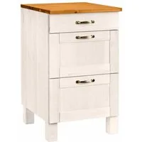 Home affaire Unterschrank Alby Breite 50 cm, 3 Schubladen