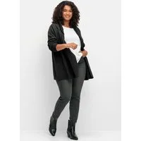 sheego by Joe Browns Strickjacke Cardigan Langarm mit Kapuze und Knopfverschluss