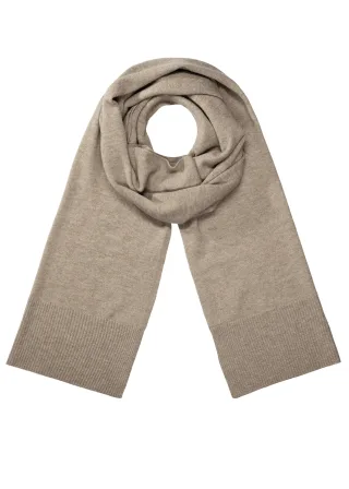 CLARINA - Schal, uni mokka mel. - Gr. - One Size