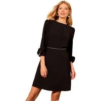 Love & Roses Minikleid Love & Roses Minikleid mit Zierschleifen, Regular (1-tlg)