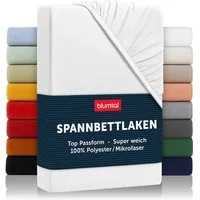 Blumtal Spannbettlaken Bettlaken aus Mikrofaser, Mikrofaser, Gummizug: rundum, (1 Stück)