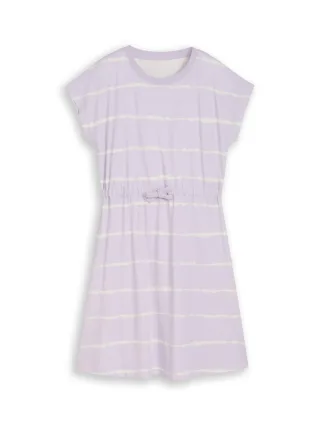 tom tailor kids - Mini-Kleid mit Streifenmuster lilac batik design - Gr. - 140