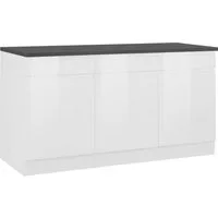 KOCHSTATION Unterschrank KS-Virginia,neu in verbesserter Ausführung (Stauraum, Softclose) Breite 150 cm, 3 Türen, Soft-Close-Funktion