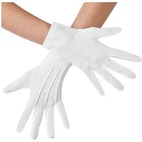dressforfun Kostüm Handschuhe mit Biesen, Einfarbige Handschuhe in Einheitsgröße