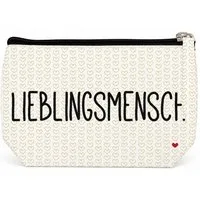 PPD Kosmetiktasche Kosmetiktasche 16 x 9,5 x 5 cm - Lieblingsmensch (1-tlg)