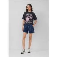 QS Jeansshorts Jeans-Hose ABBY Jeans-Shorts Abby / Regular Fit / High Rise