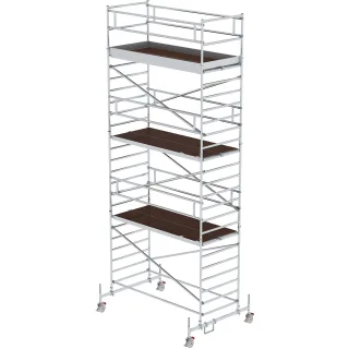 Munk Rollgerüst 1,35 x 3,0 m mit Fahrbalken und Doppel-Plattform - 175636