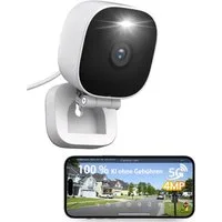 SpionProfi Überwachungskamera 2,5k Wlan Live Cam Mini Überwachungskamera 5G Außen Kamera (1-tlg., Wifi IP Haus Geschäft Mini Kamera mit Bewegungsmelder & Nachtsicht)