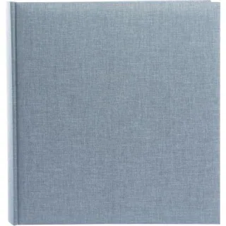 Goldbuch Summertime Trend2 30x31 100 weiße Seiten blau-grau 31607