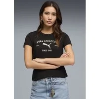 PUMA T-Shirt CLASS GRAPHIC TEE Regular Fit, Kurzarm, Rundhalsausschnitt