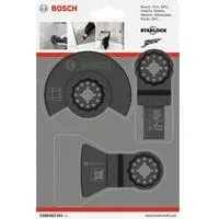 Starlock Fliesen-Basis-Set, 3-teilig, Sägeblatt-Satz für Multifunktionswerkzeuge