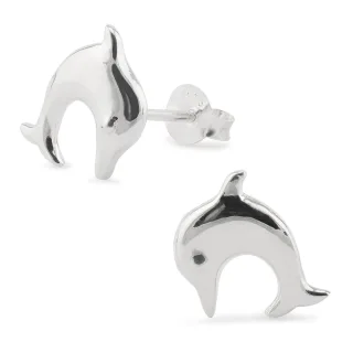Delfin Ohrringe aus 925 Silber