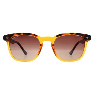 Polar Rectangle Herren Glänzend Kristall Honig Havanna Braun Polarisiert 362