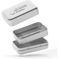 Hydrophil Seifenschale Hydrophil Seifenschale aus Aluminium mit Abtropfgitter, Seifendose, 1-St.