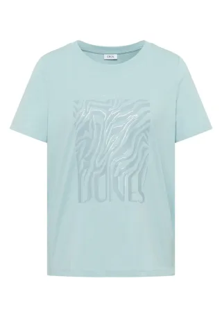 CECIL - T-Shirt mit Animal-Print blau - Gr. - L