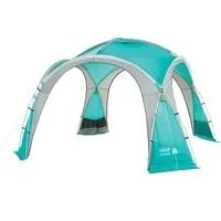 Event Dome Shelter L, 3,65 x 3,65m, Pavillon hellblau/grau