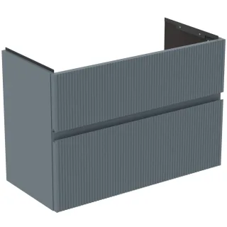 Ideal Standard Möbelwaschtischunterschrank Finesse 800x375x550mm 2 Auszüge Aschblau matt, E3380UQ E3380UQ