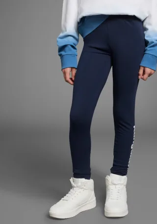 KangaROOS Leggings ", Basic Leggings für große und kleine Mädchen" mit Logodruck
