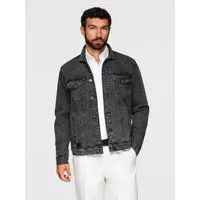 OMBRE Jeansjacke Herren-Jeansjacke mit Waschung