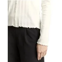 TOM TAILOR Denim Langarmshirt mit gewelltem Abschluss